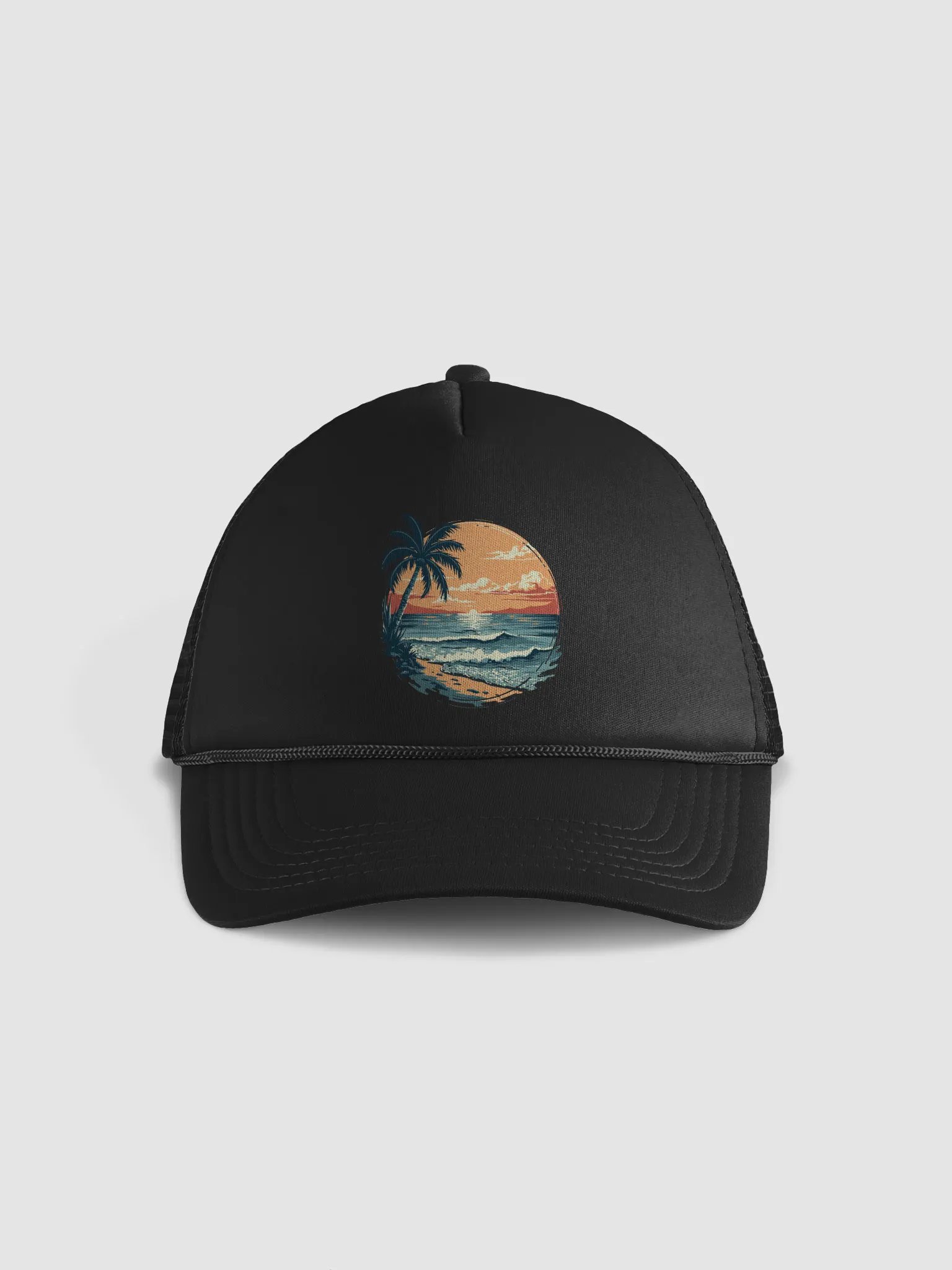 Sunset Serenity Foam Trucker Hat product image (1)