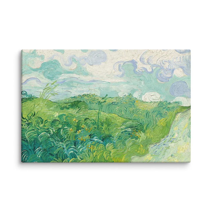 Green Wheat Fields, Auvers (Vincent van Gogh) Canvas product image (2)
