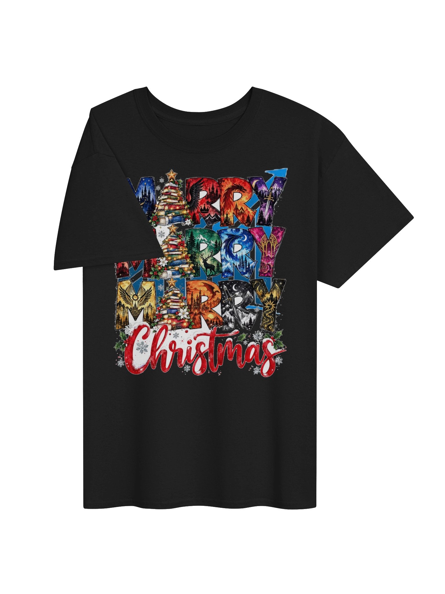 Merry Merry Merry Christmas Tee product image (3)