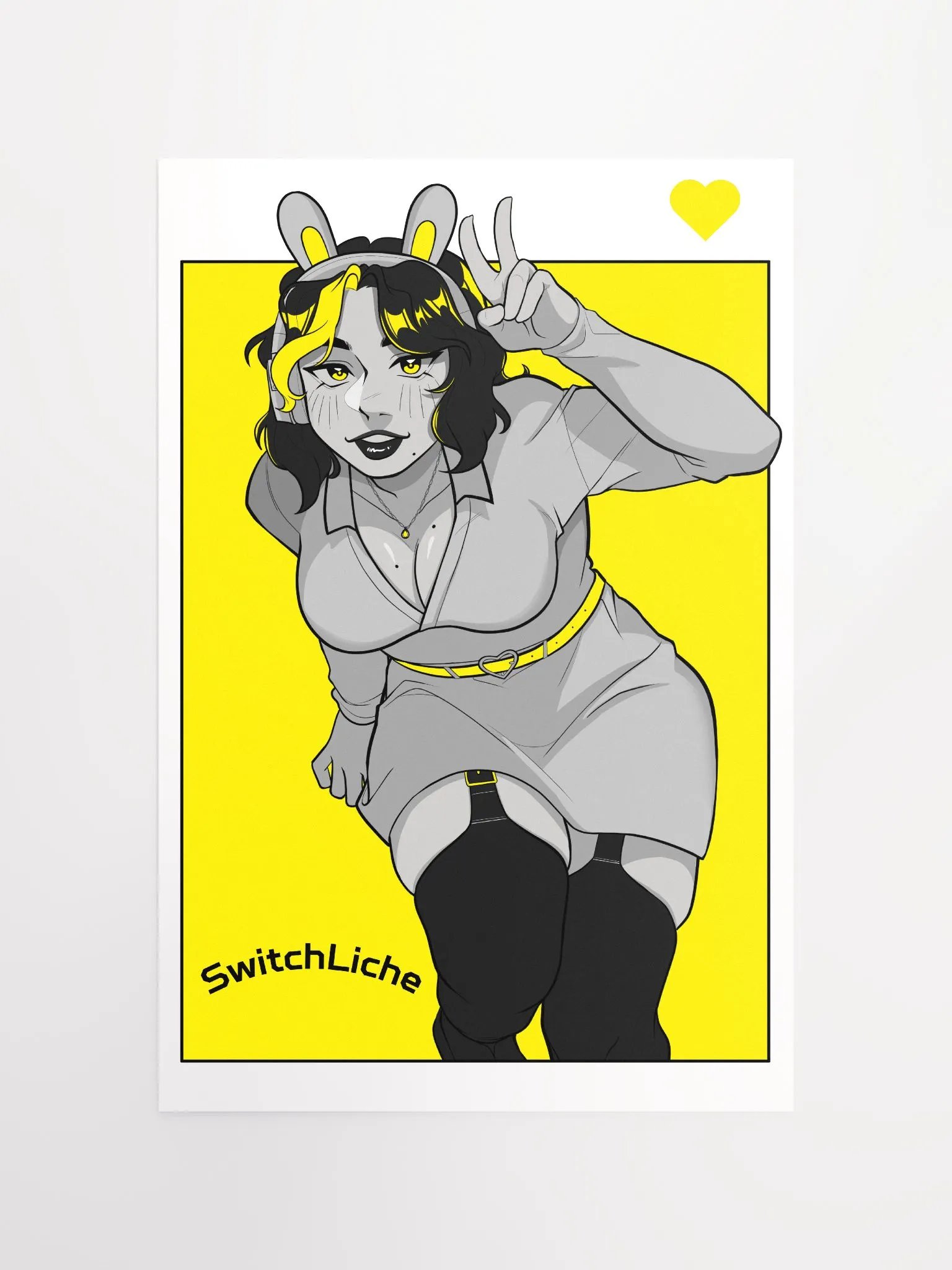 Bunny Swii Yellow Poster product image (4)