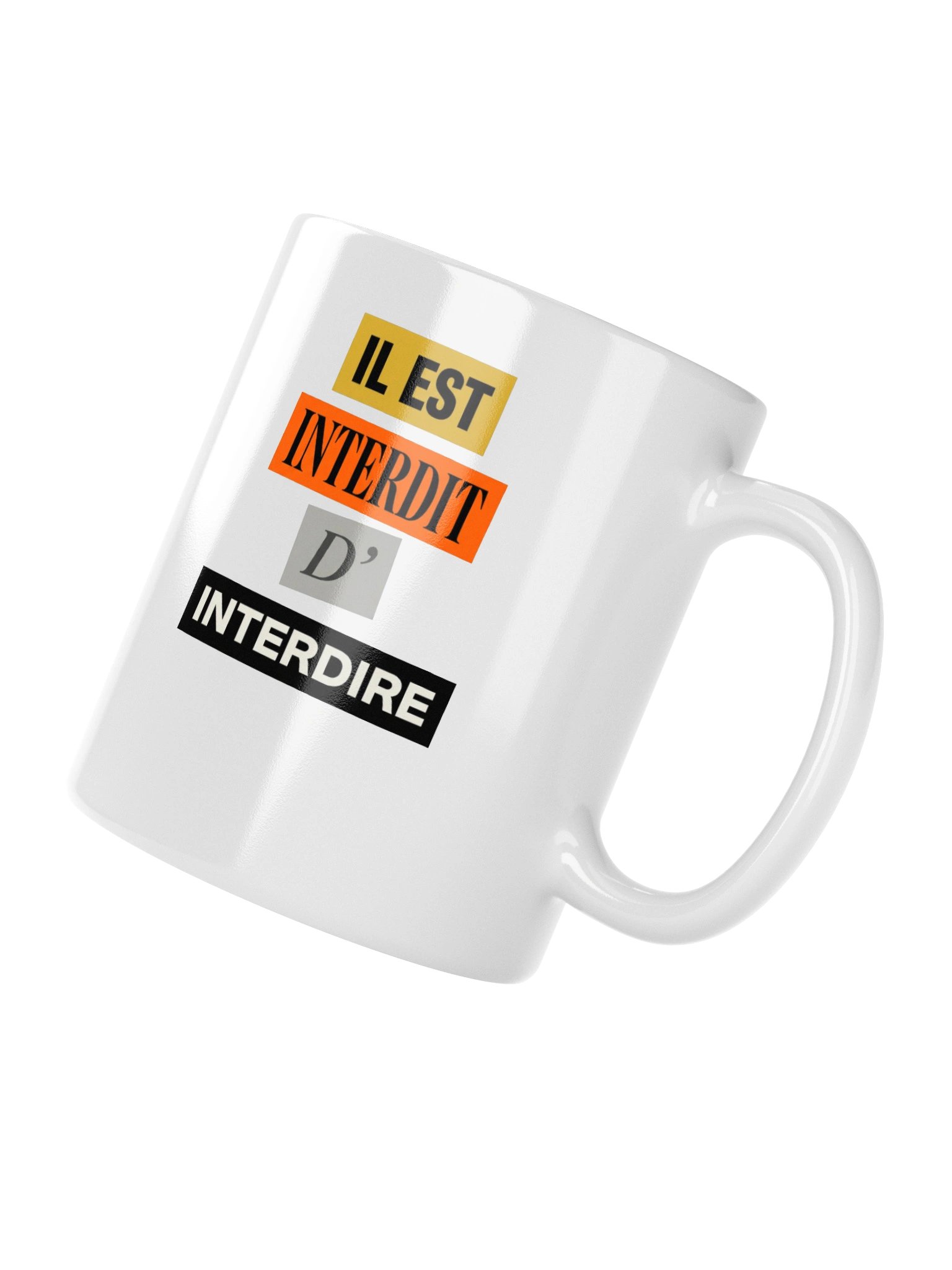 Art2Wear — Il est Interdit d'Interdire — Ceramic Mug product image (10)