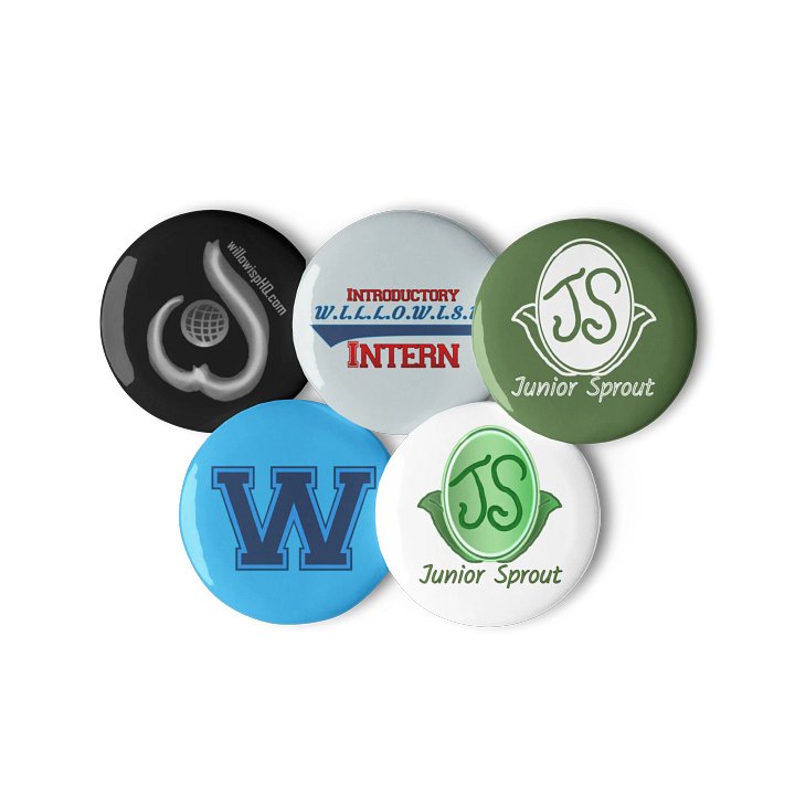 WILLOWISP Button Pins (Junior Sprout Collection) product image (2)