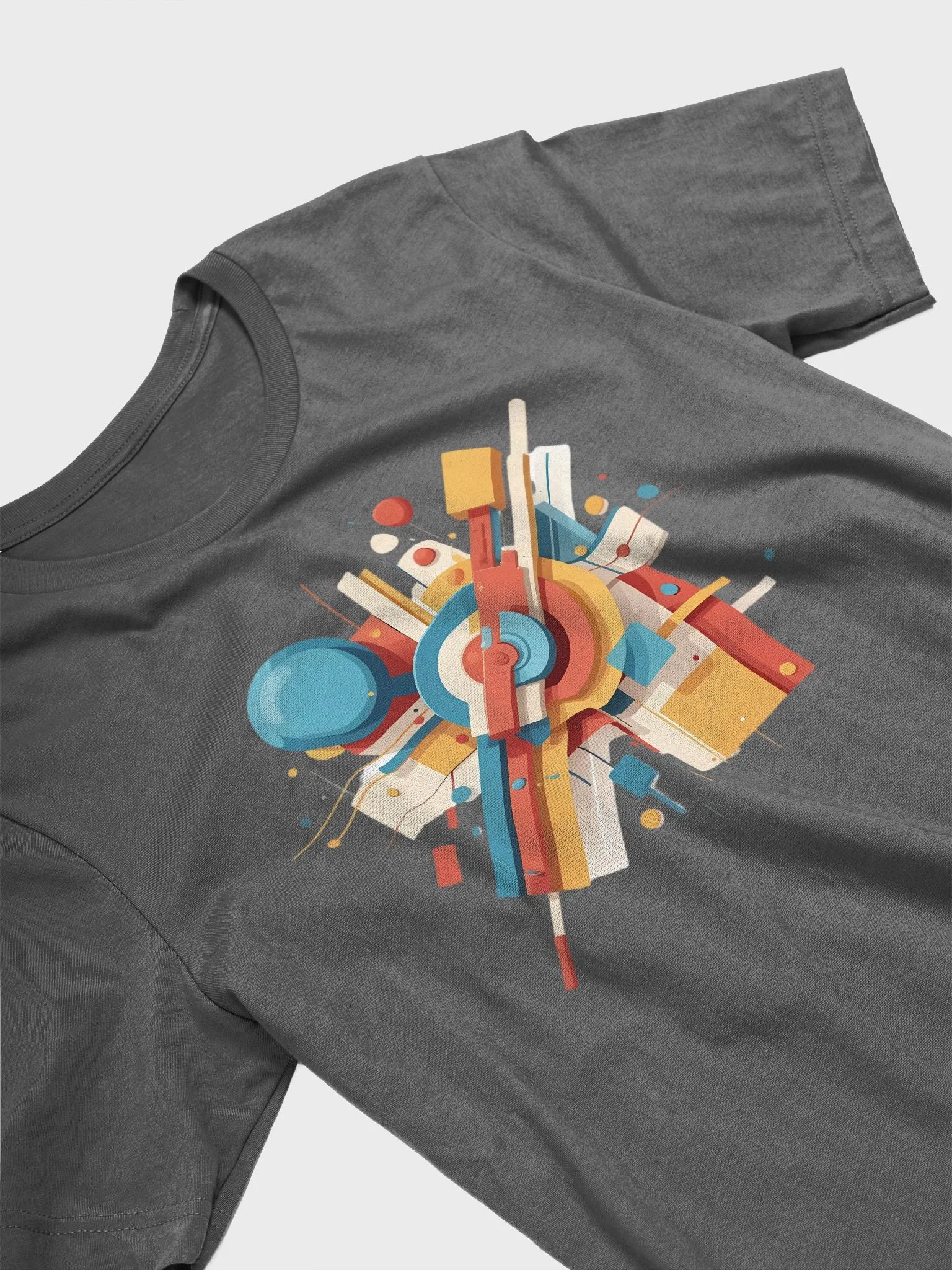 Vibrant Geometric Fusion T-Shirt product image (3)