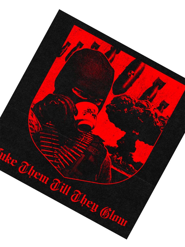 GLOW UP STICKER RED product image (5)