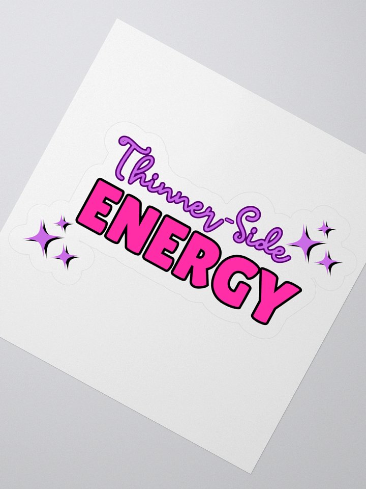 Thinner Side Energy Kiss Cut Sticker product image (6)