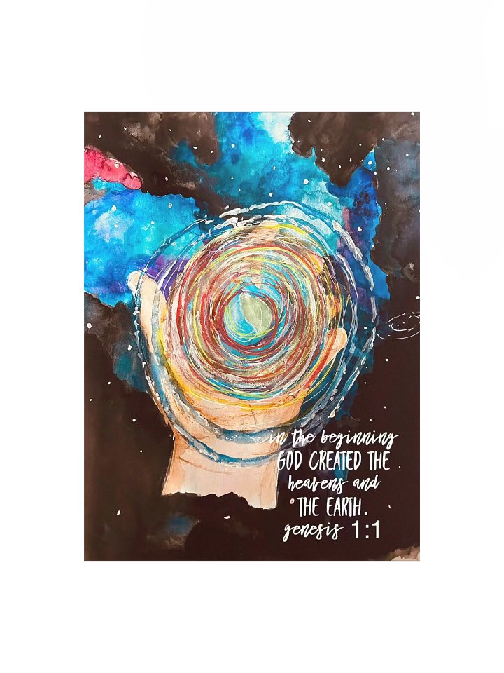 Vibrant Matte Print of Creation Print 12" x 16" product image (1)