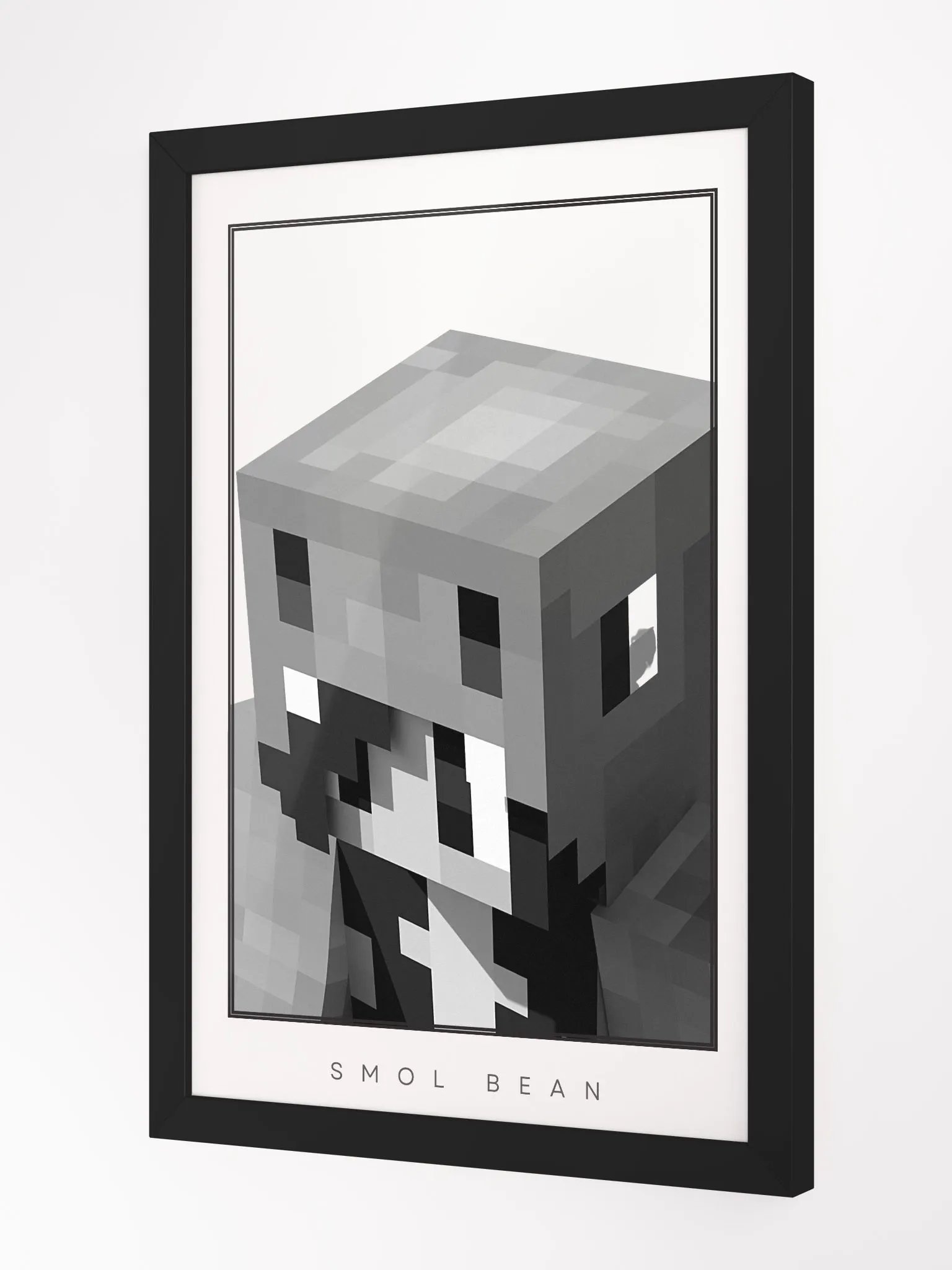 Framed Smol Bean Print product image (1)