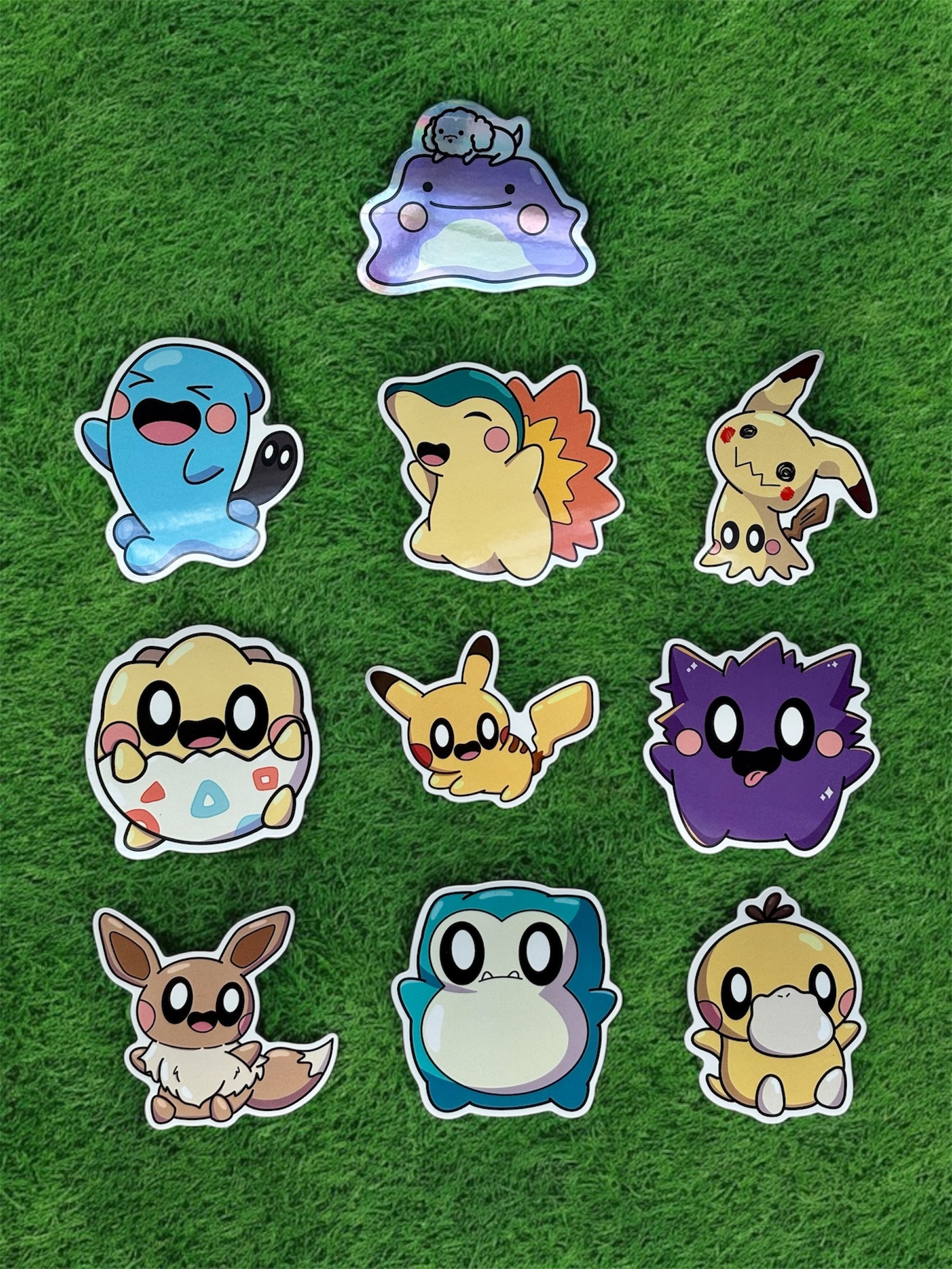 Eevee Pokébean Waterproof Vinyl Stickers product image (2)