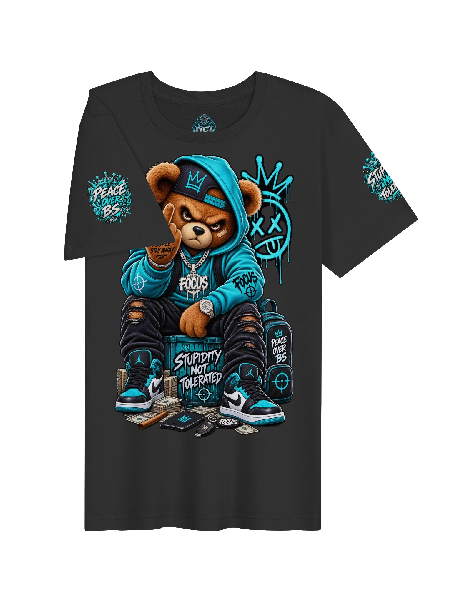 FOCUS — Stupidity Not Tolerated Tee product image (3)