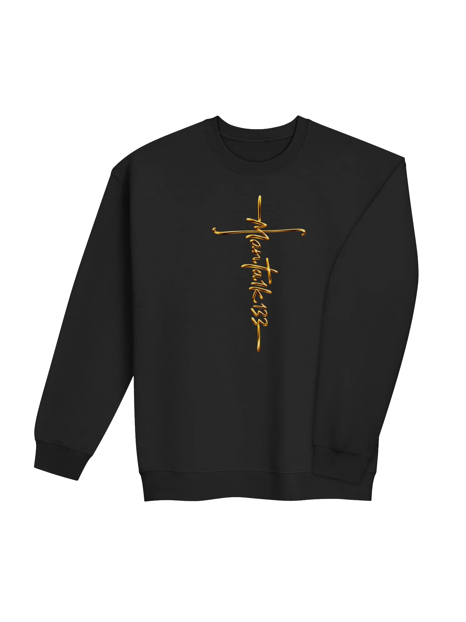 Man Ta1k 133 Signature Cross Sweatshirt — Faith. Brotherhood. Purpose. product image (39)