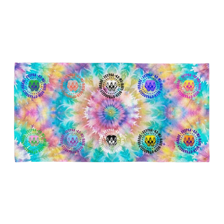 FCY Hippie Vibrant Beach Towel product image (1)