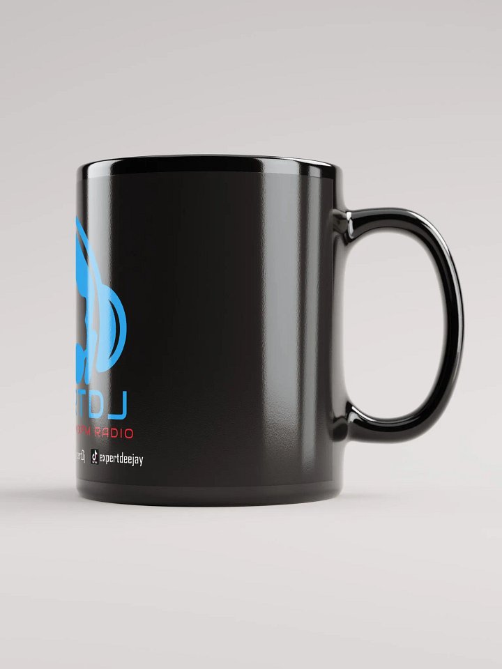 Glossy Mug Black Type 1 product image (1)
