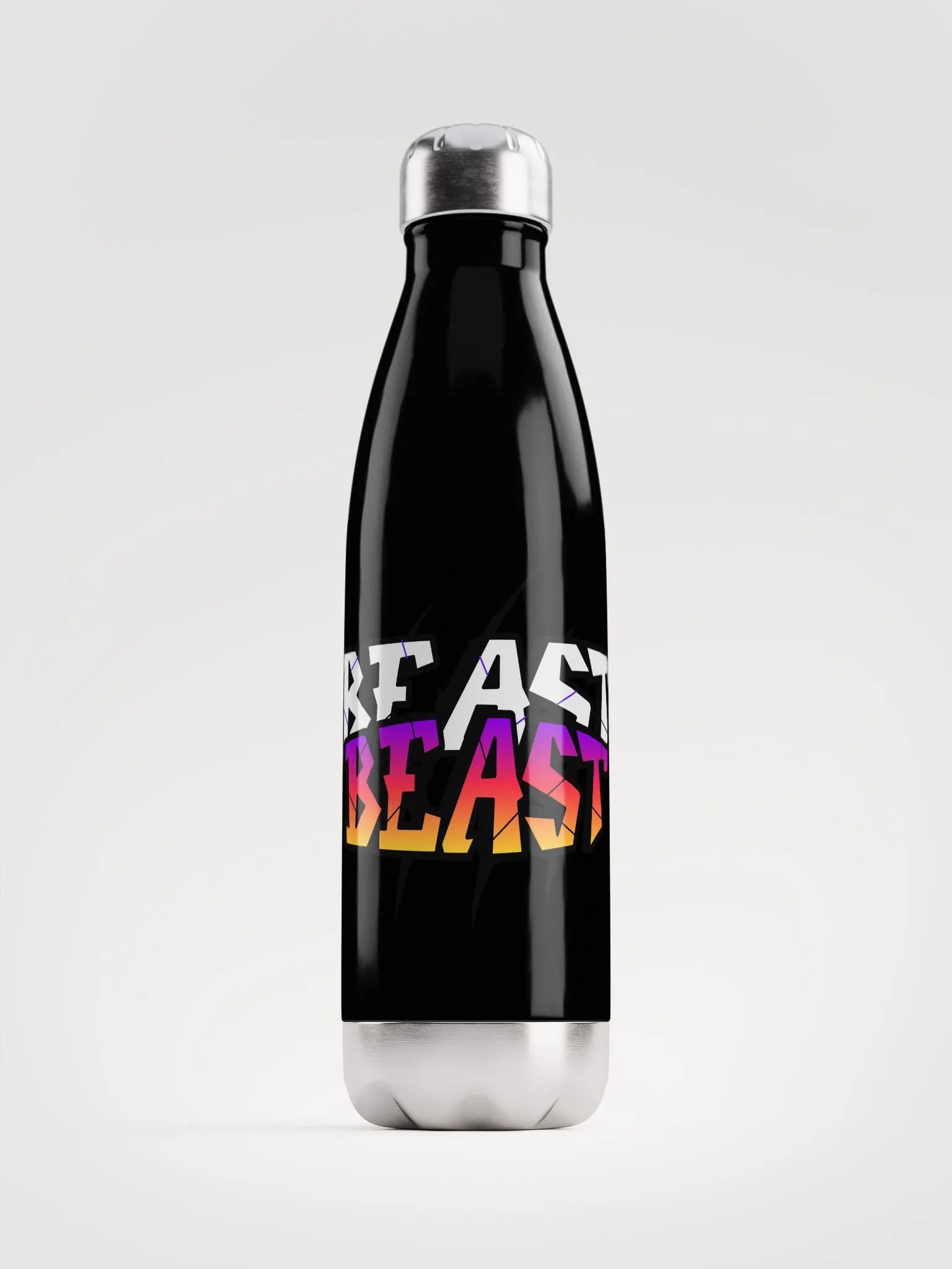 Cracked Beast Stainless Steel Water Bottle product image (1)