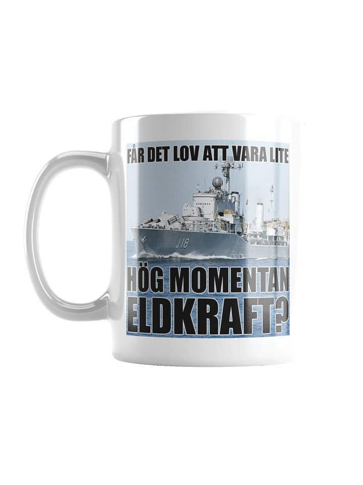 Får det lov att vara lite hög momentan eldkraft? -Halland (Mugg) product image (1)