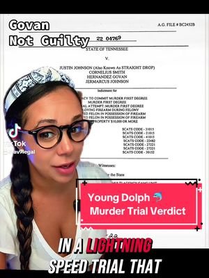BREAKING: A Memphis jury found Hernandez Govan NOT GUILTY in the Young Dolph case. Drop your questions below! 👇 #youngdolph #verdict #fyp #hernandezgovan #legaltok