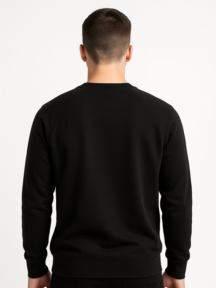 Black & Gold Ocean Wave Premium Sweatshir product image (2)
