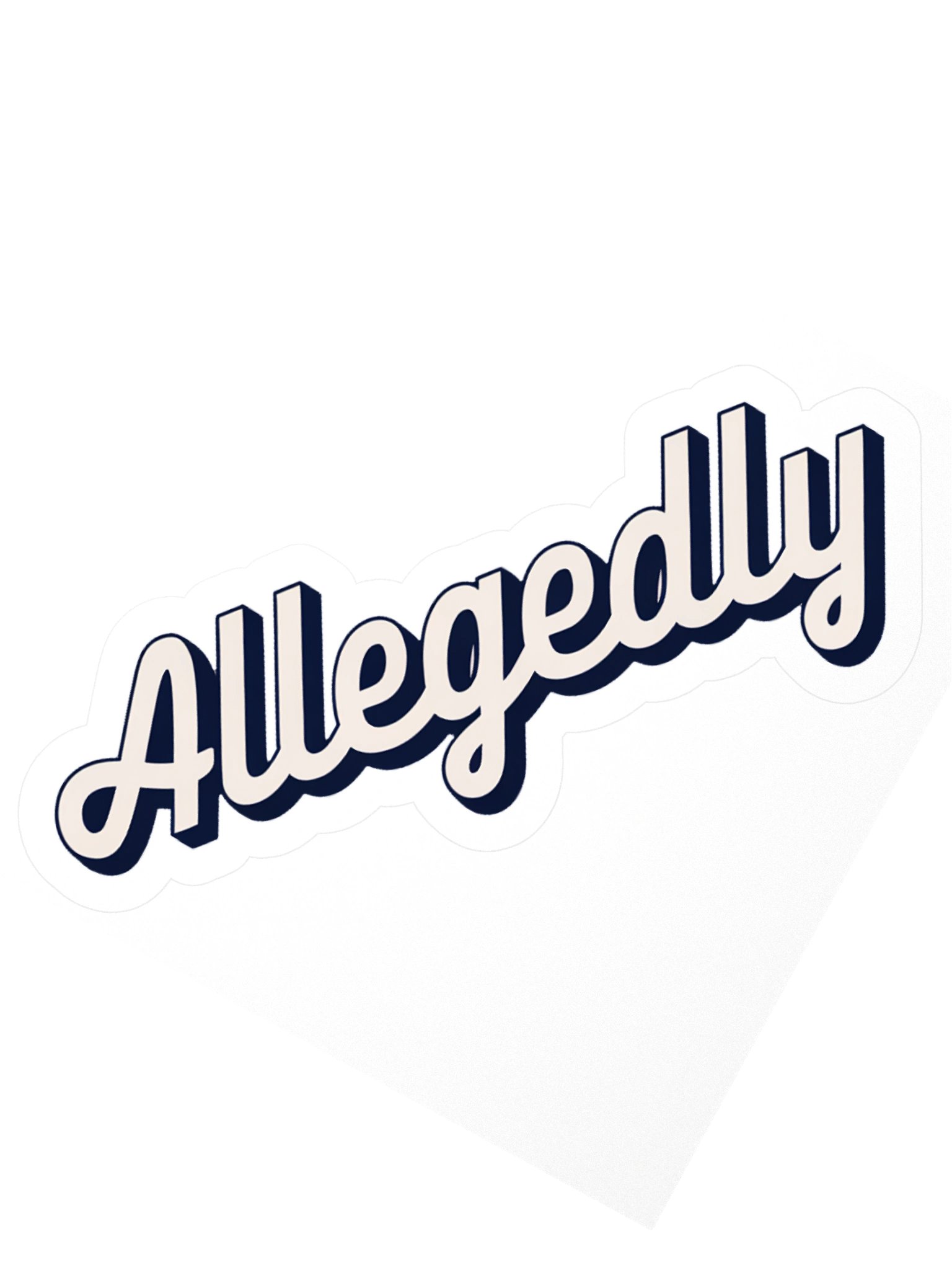 Allegedly Sticker — LD.STKR-02 product image (2)