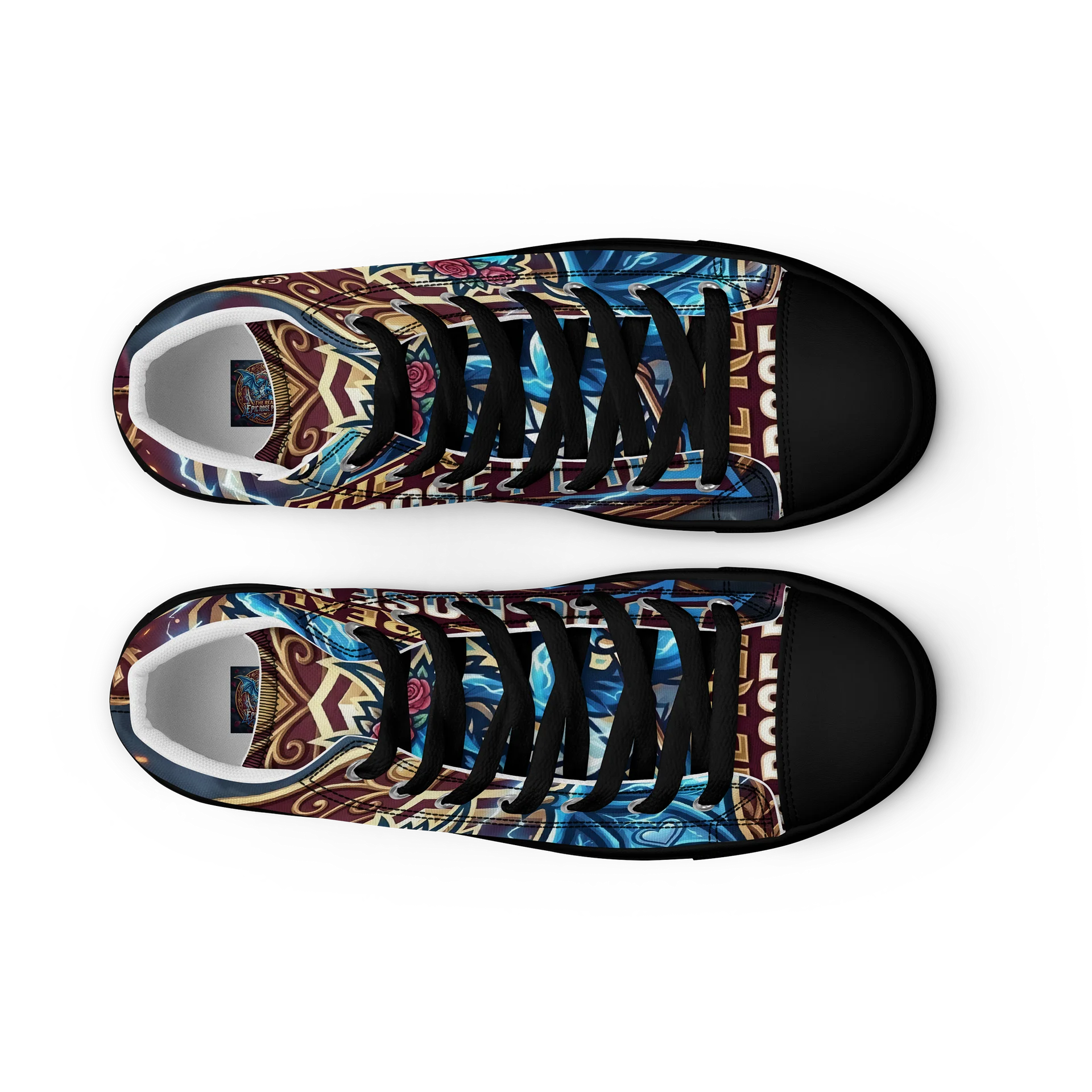 TheRealEp1cRosePlays “Fusion Legacy” Men’s High-Top Sneakers product image (9)
