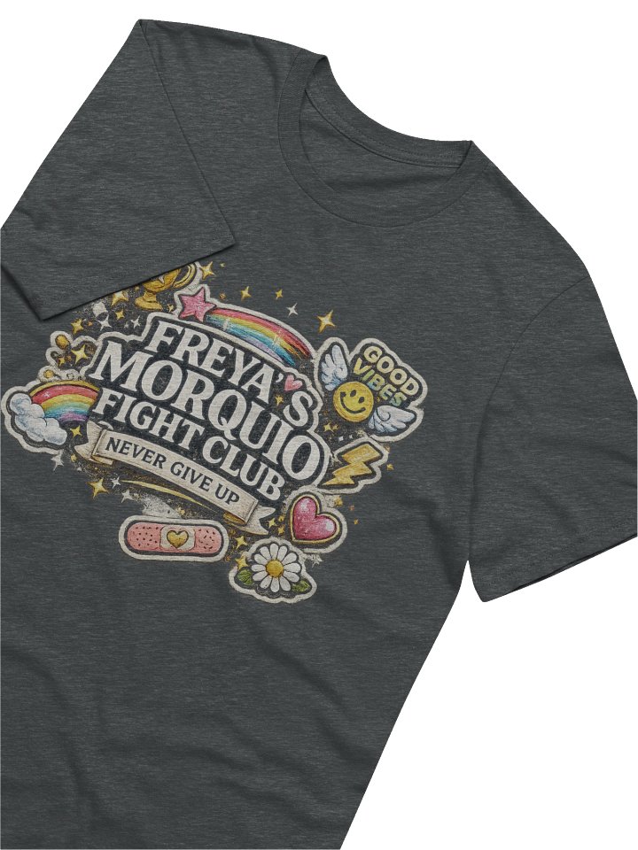 Freya’s Morquio Fight Club T-Shirt — Never Give Up product image (2)