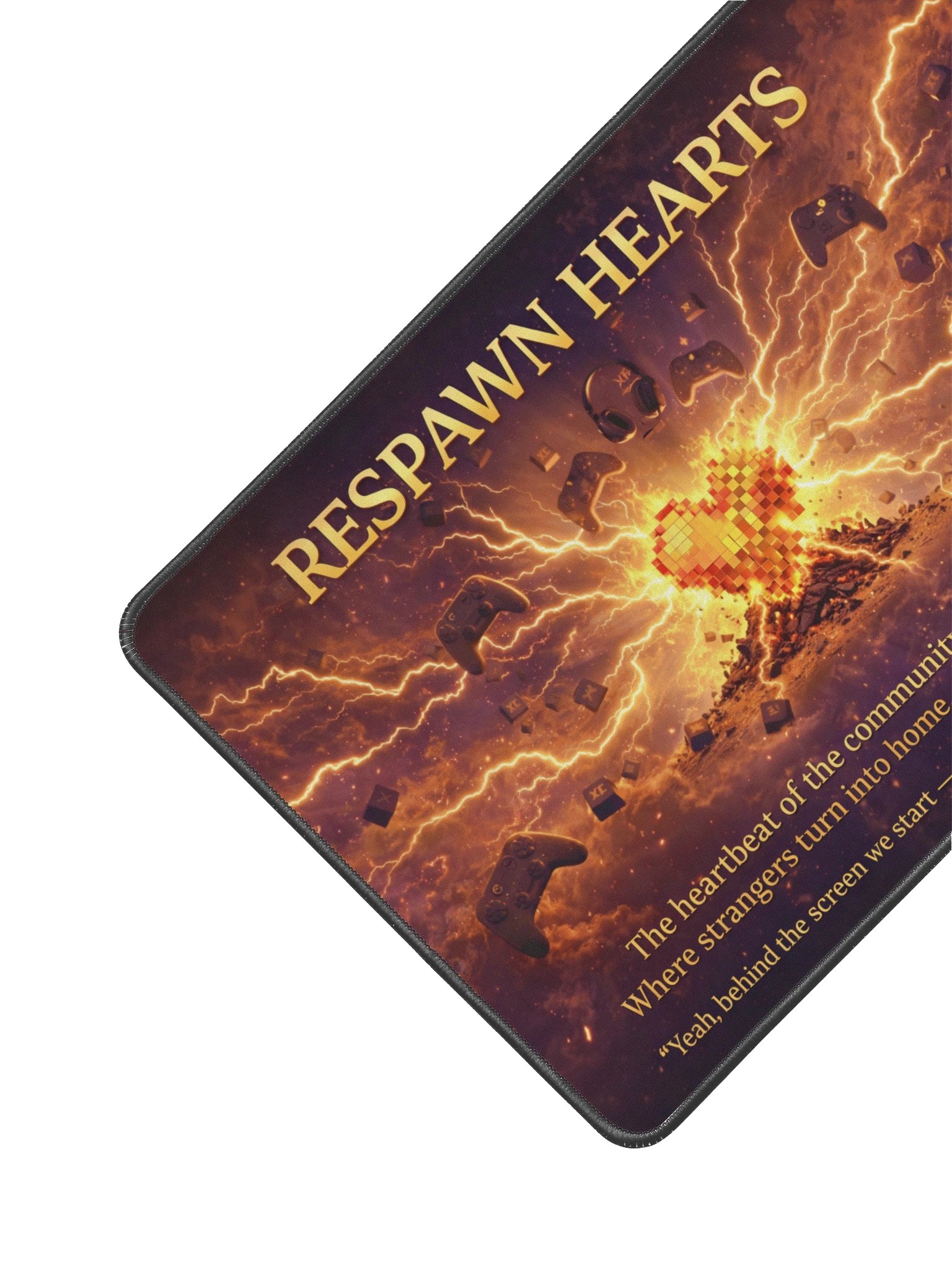Respawn Hearts Gaming Desk Mat product image (2)