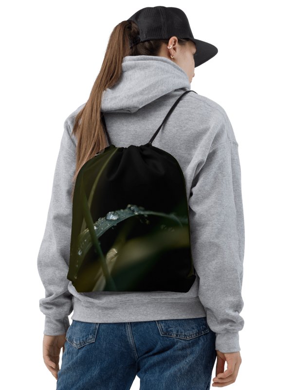 Drawstring bag - Dew drops on gras product image (2)
