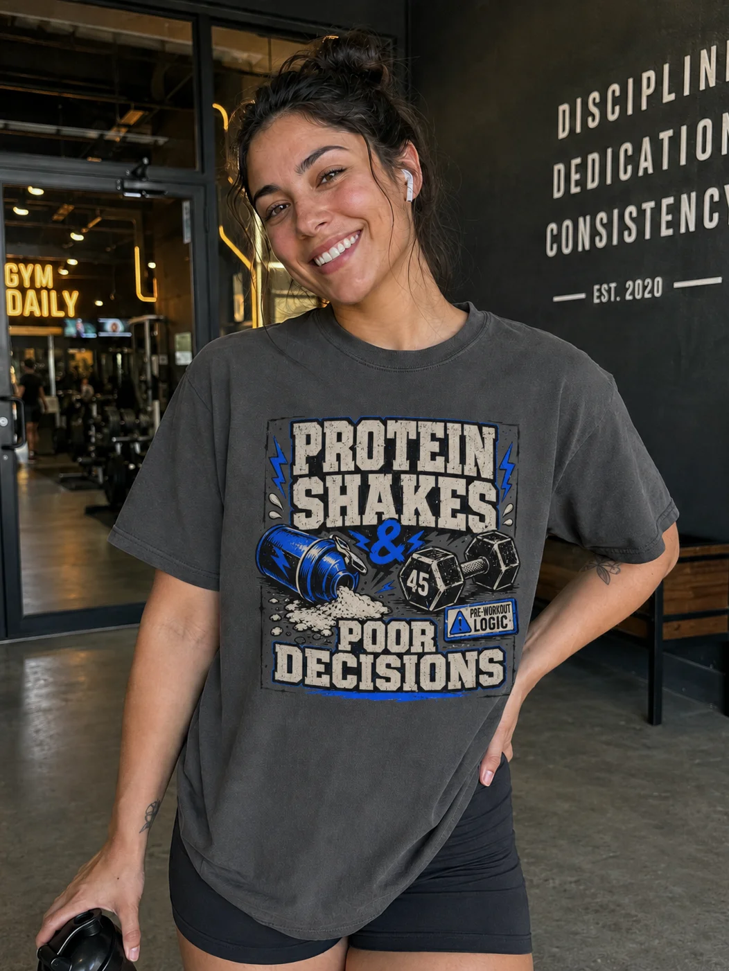 Protein Shakes & Poor Decisions Tee product image (2)