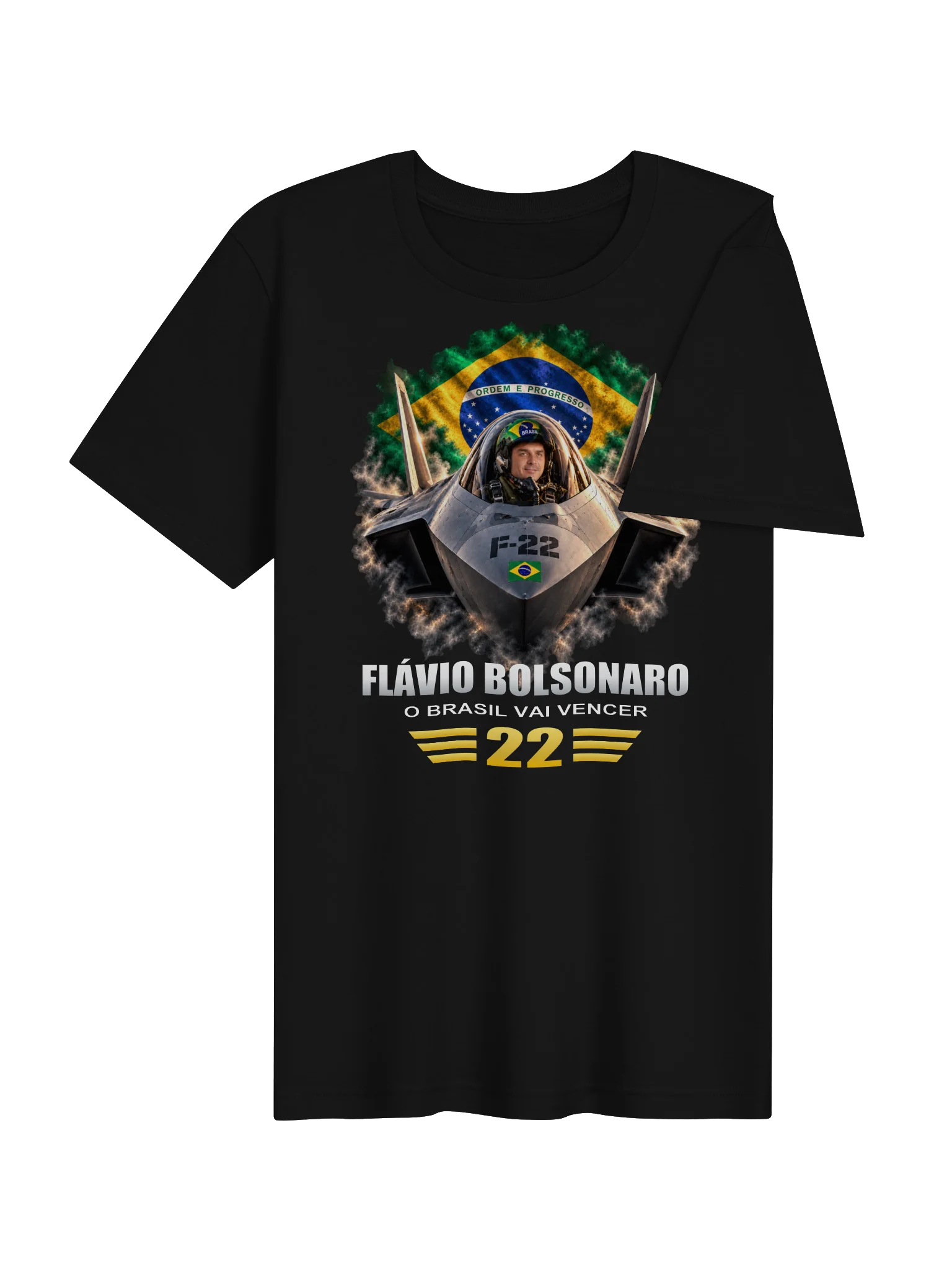 Bolsonaro F-22 T-Shirt - Letras Brancas product image (4)