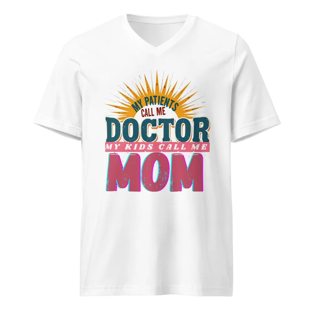 Supermom Doctor V-Neck Tee product image (5)
