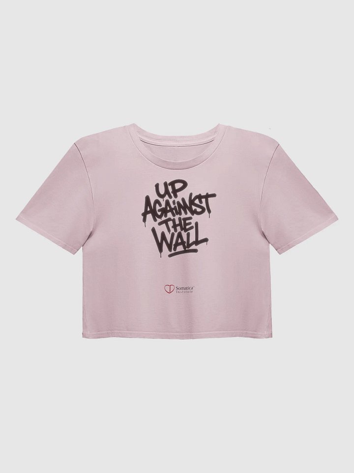 Up against the wall on Women's Premium Crop Top product image (1)