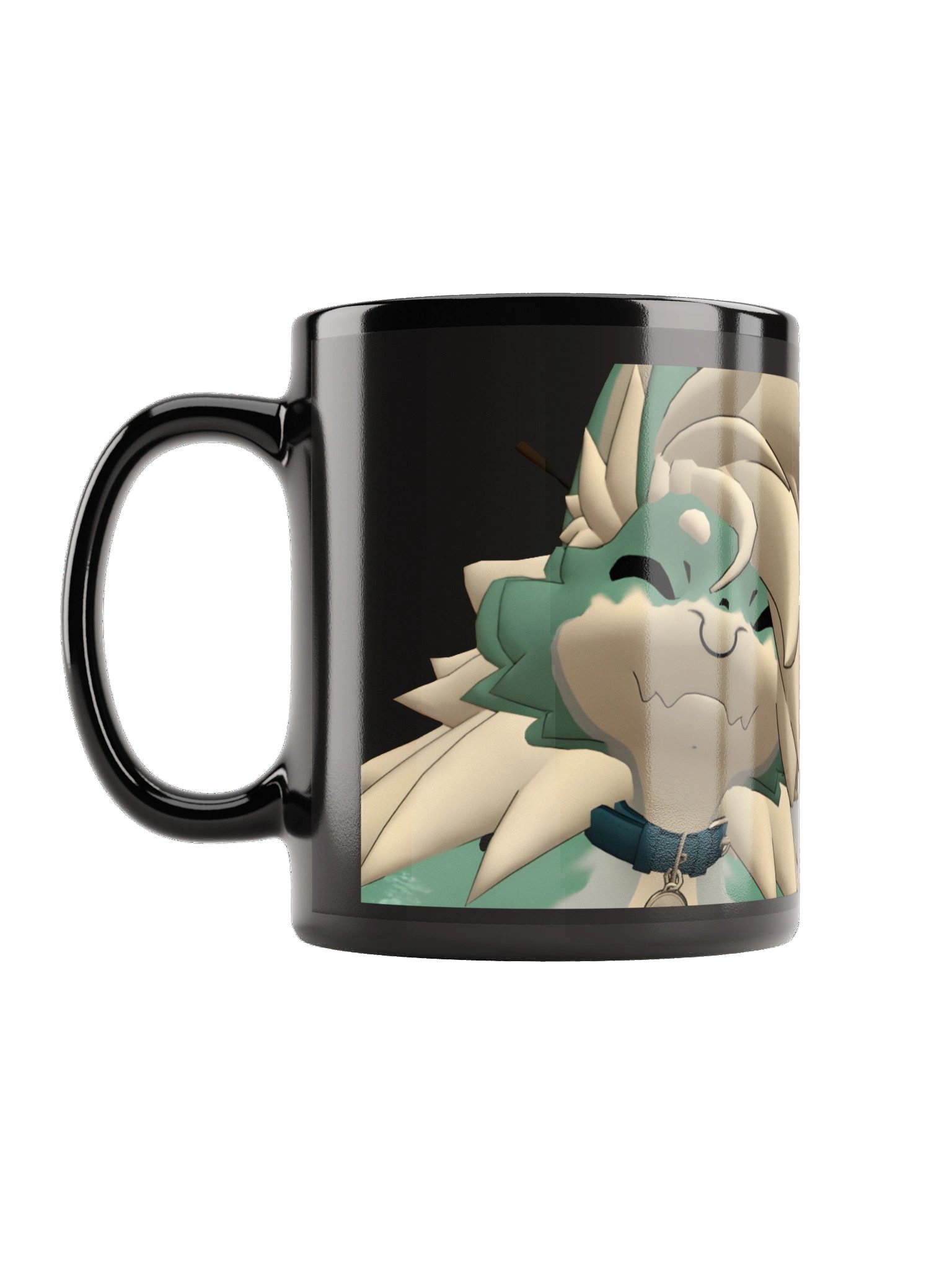 Teal Fox Mug with Cream Mane product image (1)