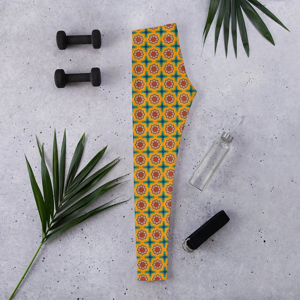 Yellow Bloom Leggings product image (5)