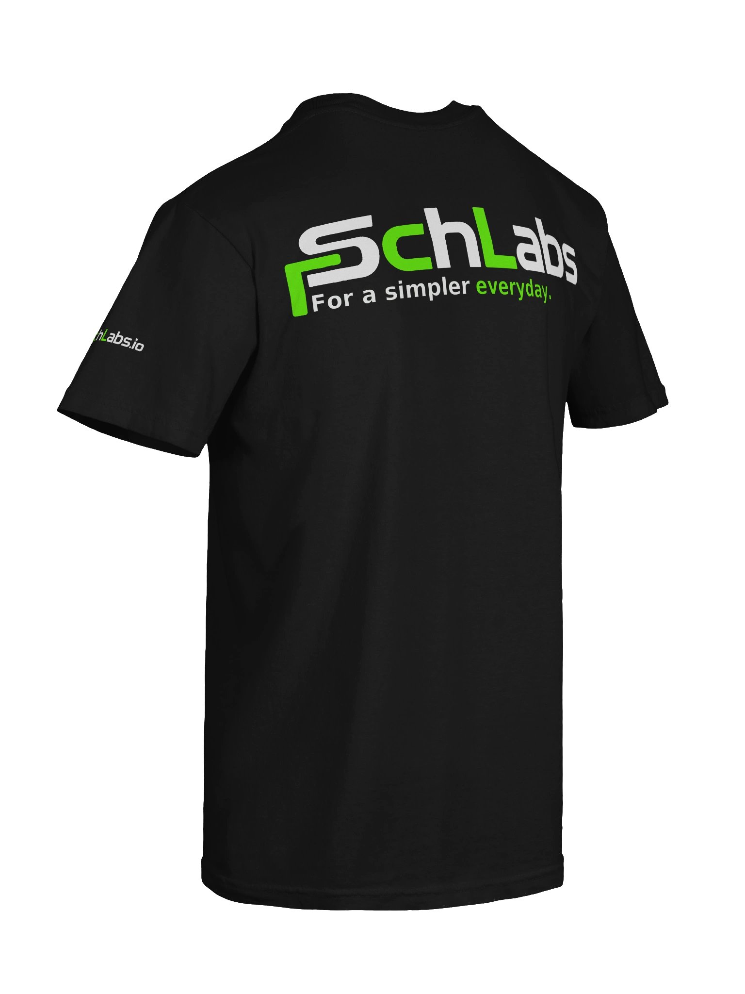 SchLabs Signature Everyday Tee — Black & Green product image (12)