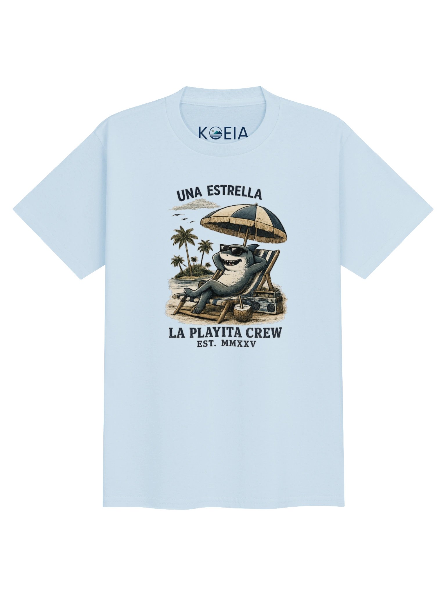 Una Estrella Chillin' Shark Youth Tee product image (5)