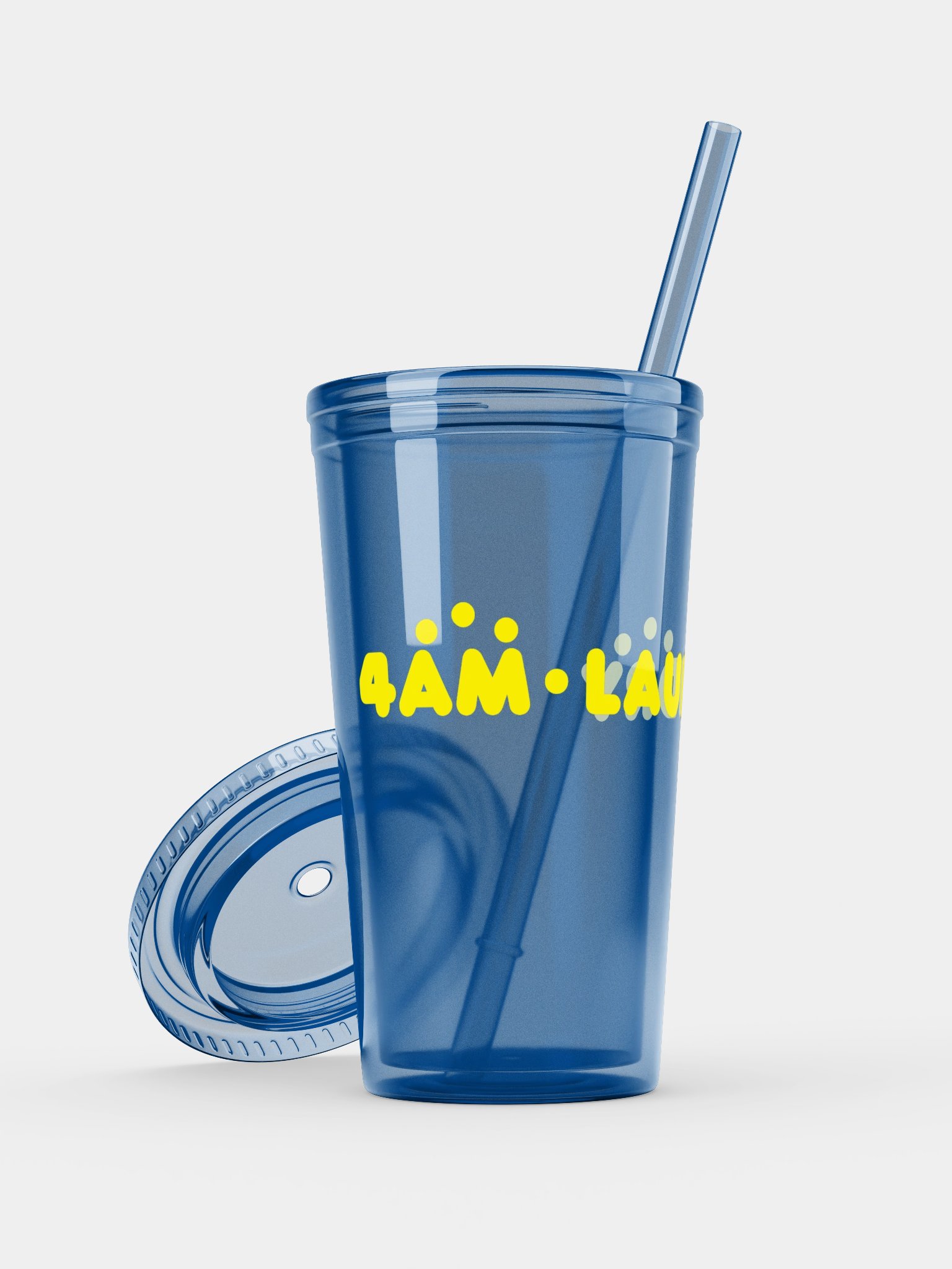 Double Wall Clear Plastic Durable Cup product image (2)