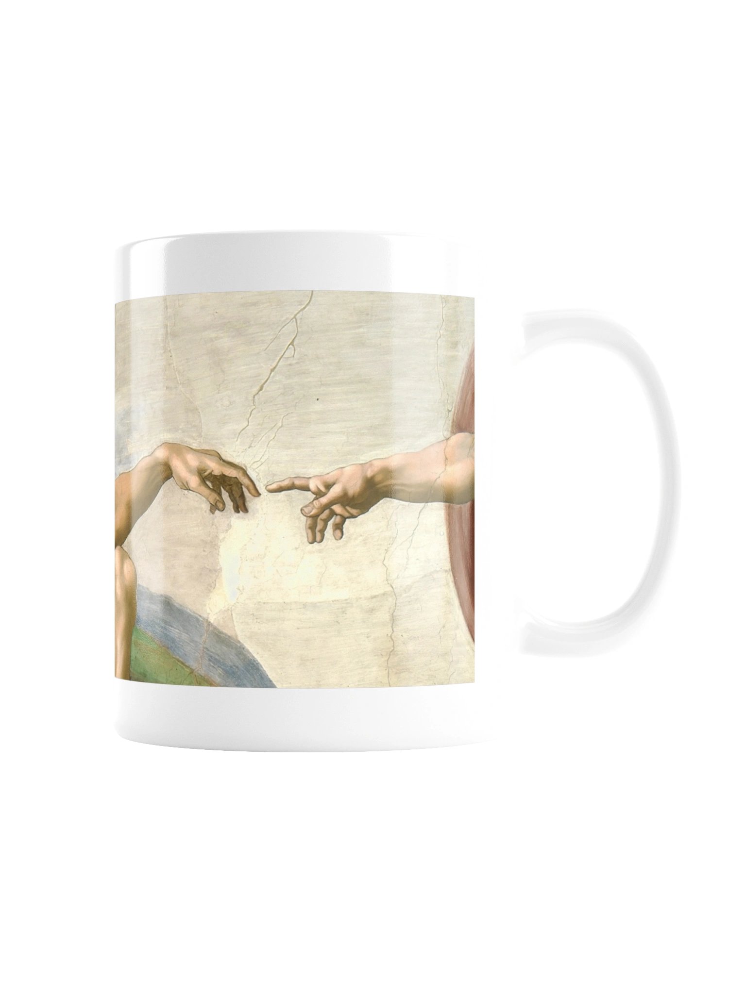 Michelangelo – The Creation of Adam (Hands Detail) – Mug product image (6)