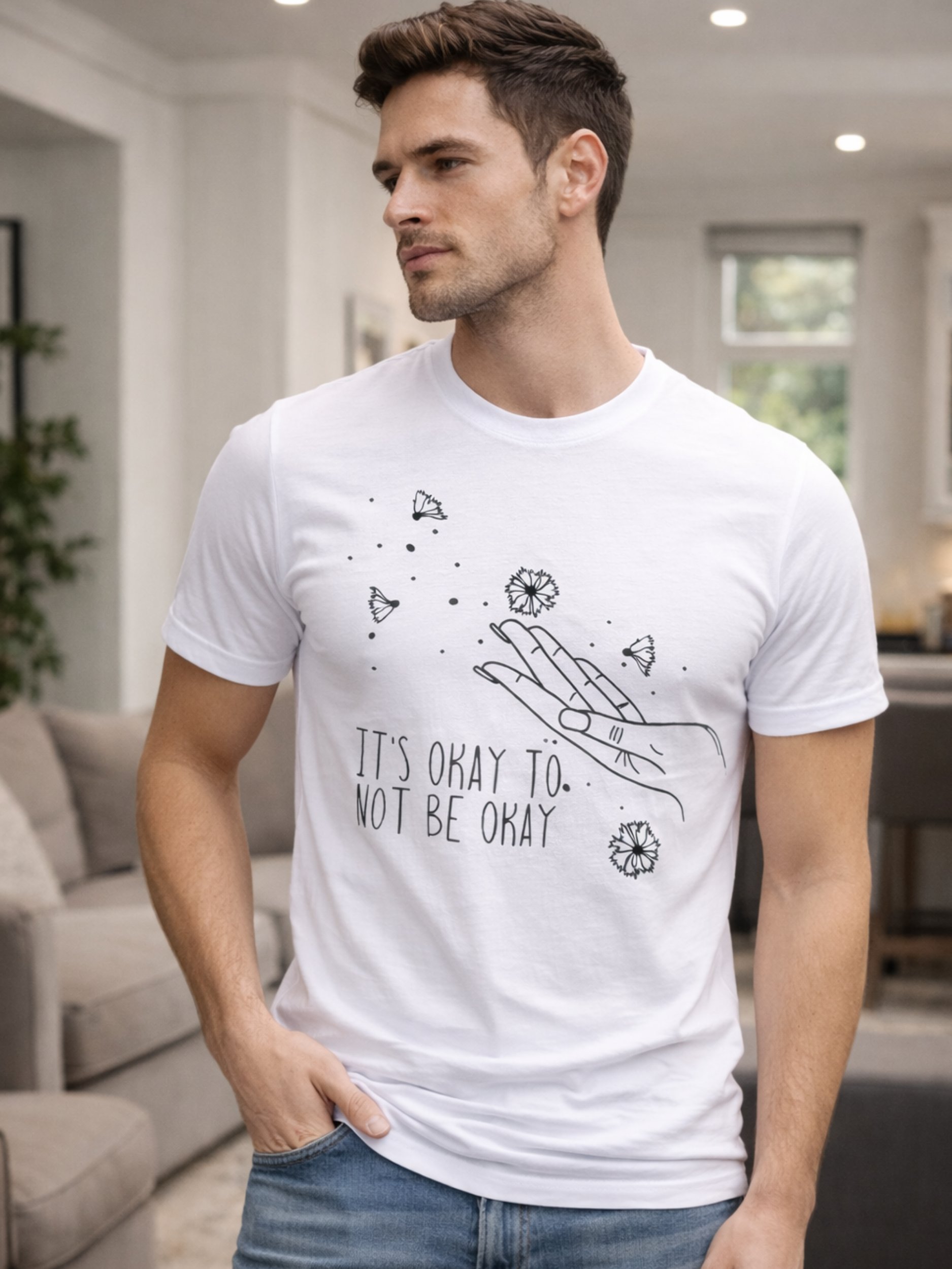It's Okay To Not Be Okay, Soft Healing Unisex T-Shirt product image (4)