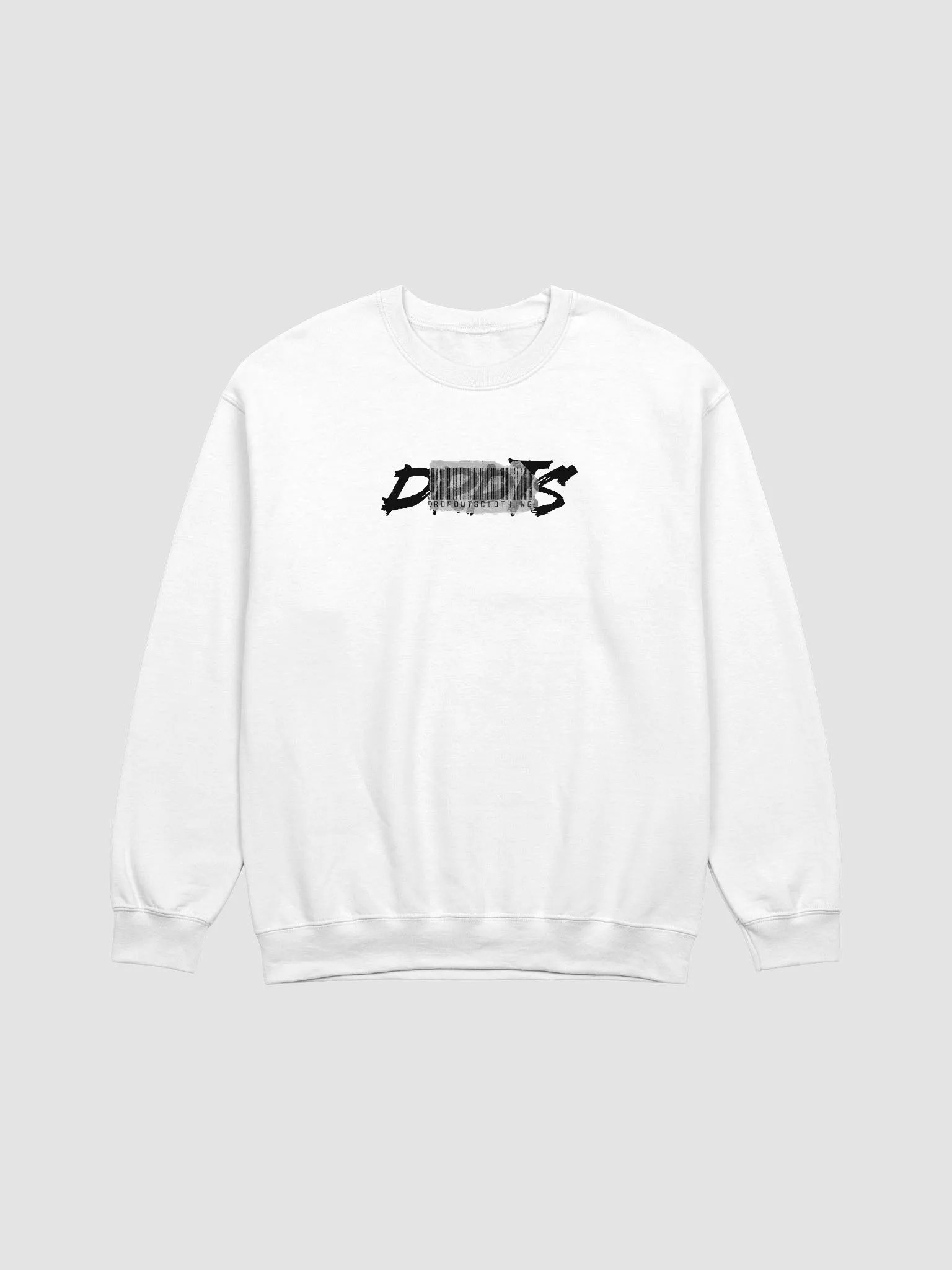 DRPTS BARCODE SWEATSHIRT: White product image (1)
