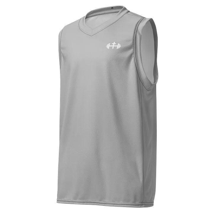 His House Performance V-Neck Muscle Tank - Silver product image (2)