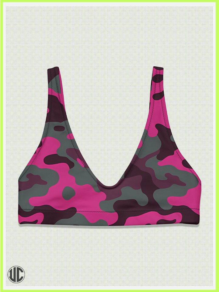 UnkoCon – Savage Woodland Camo Bikini Top product image (1)