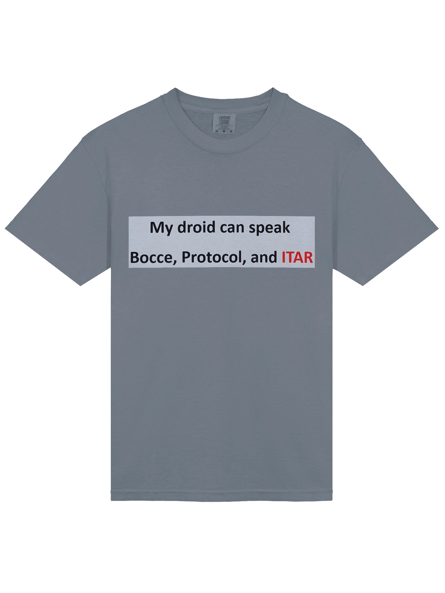 My droid can speak ITAR T Blue jean color product image (3)