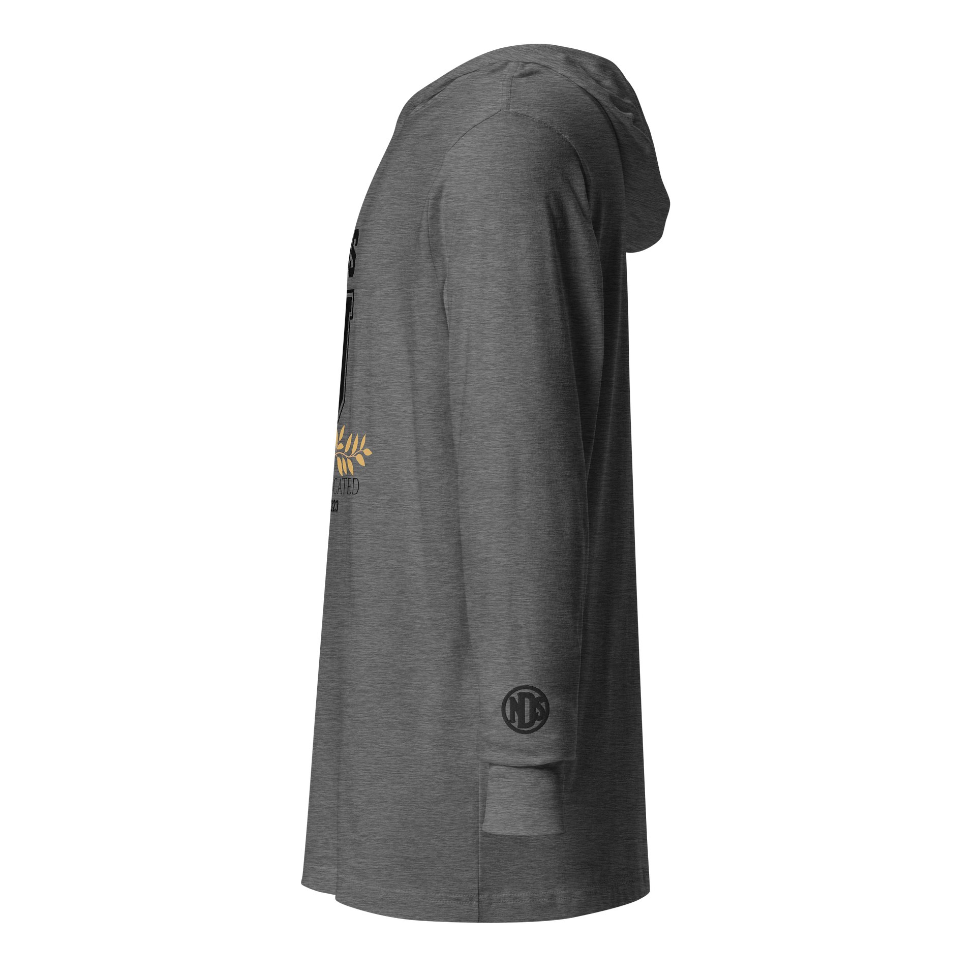 NDS University Heel Educated Hooded Long Sleeve Tee (Center Print) product image (3)