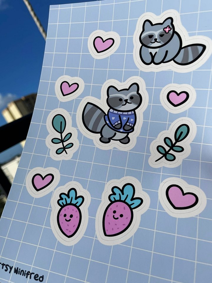 Cozy Sticker sheet product image (1)