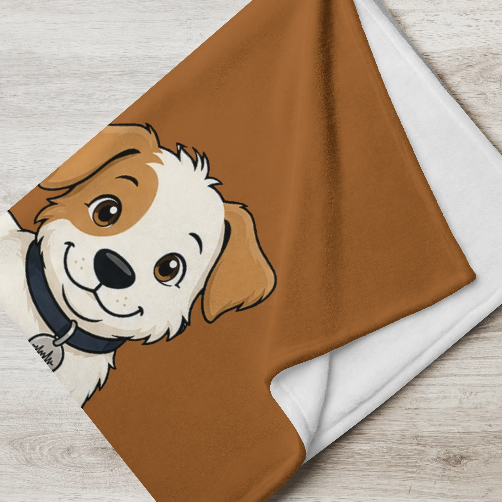 Sonance Dog Throw Blanket (Lying Down) Rich Gold product image (2)