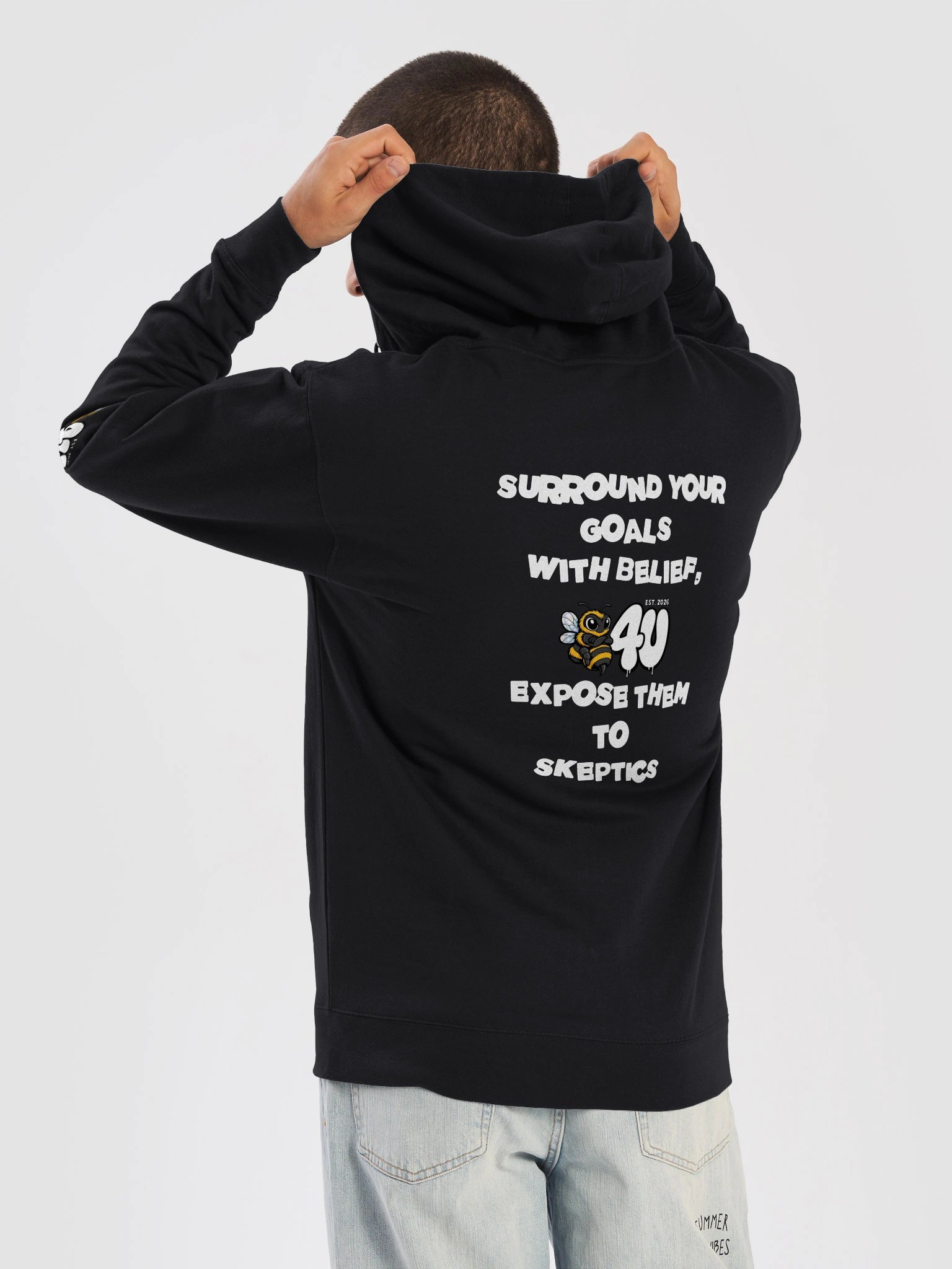 SURROUND YOUR GOALS WITH BELIEF HEAVYWEIGHT FLEECE ZIP-UP HOODIE product image (6)
