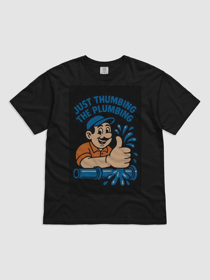 Just Thumbing the Plumbing – Old School Mustache Edition product image (1)