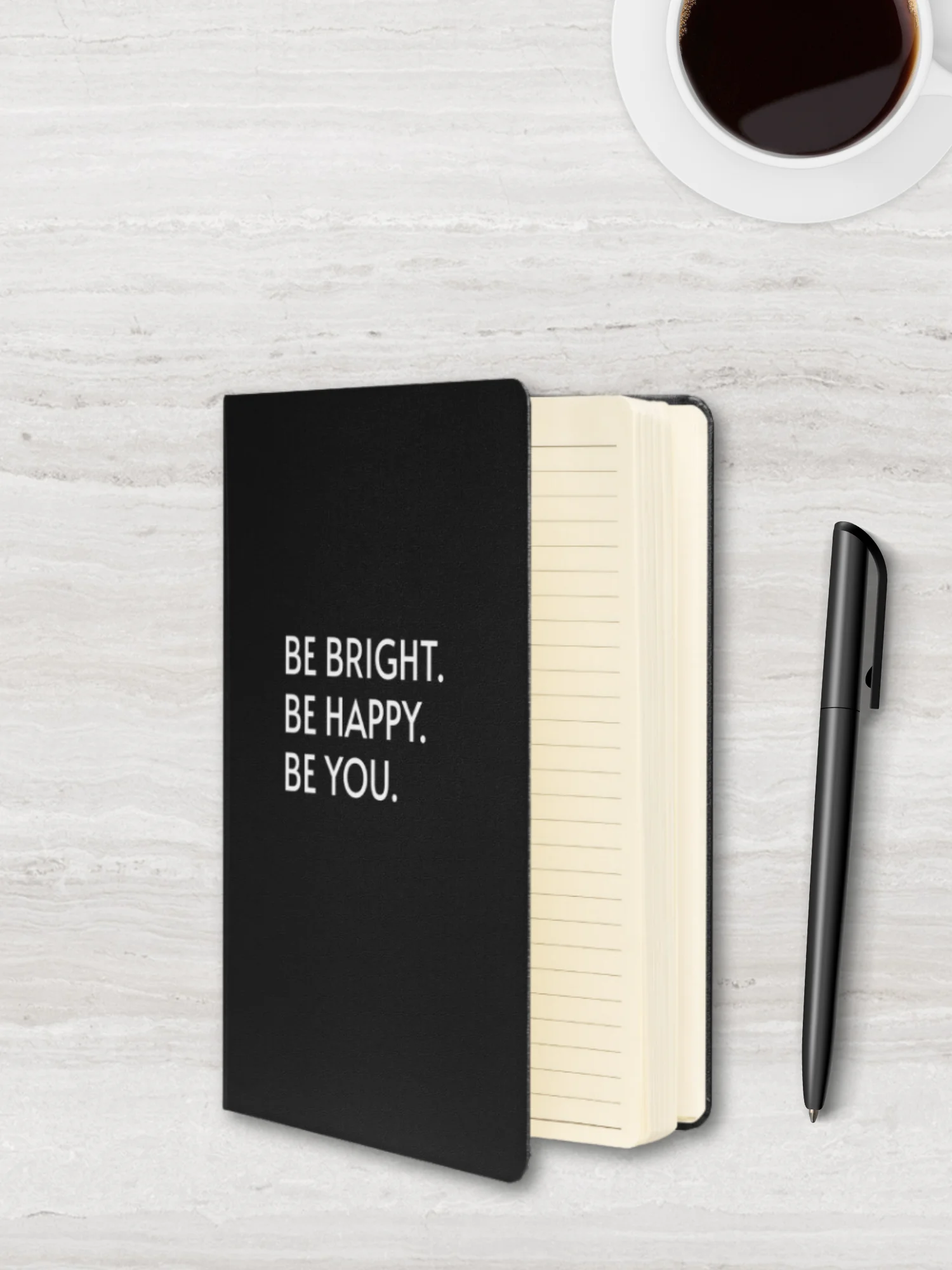 Be Happy Hardcover Bound Notebook product image (2)
