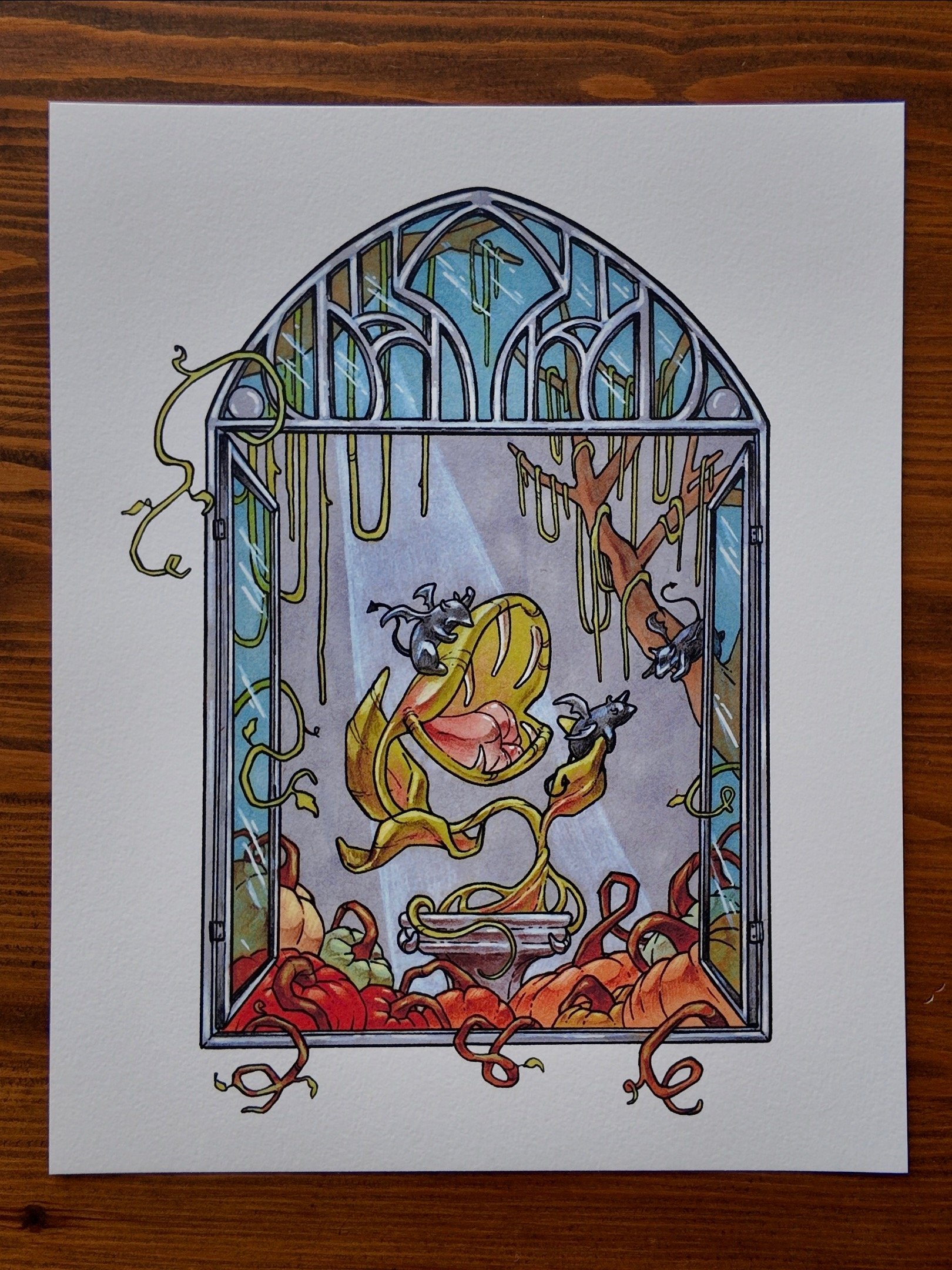 Moonlit Conservatory Print product image (2)