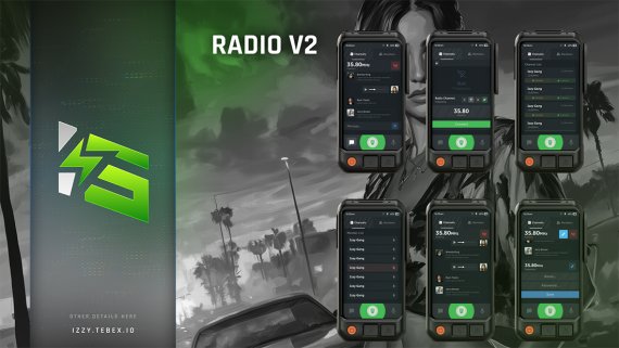 FiveM | Advanced Radio Script [ESX & QBCore & QBOX] product image (1)