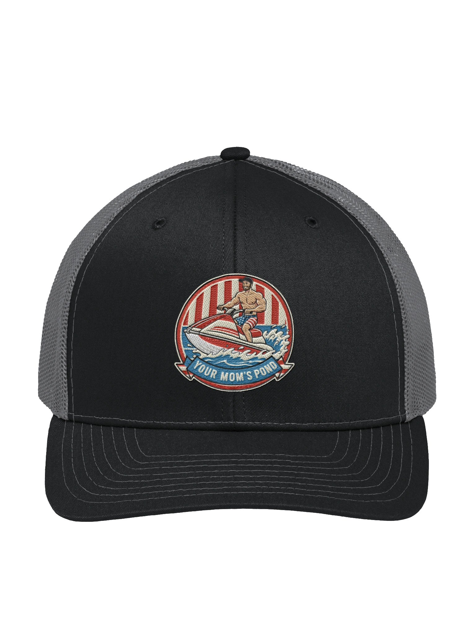 Your Mom's Pond Patriot Snapback Hat product image (1)