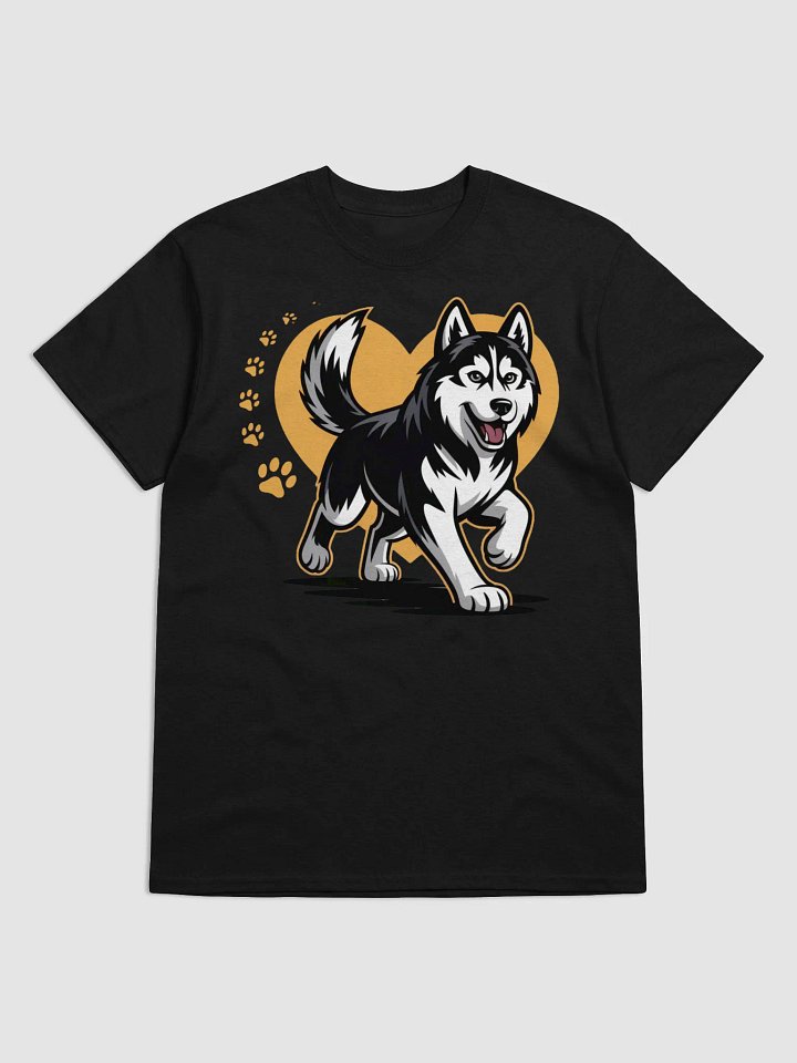 Playful Husky Heart T-Shirt product image (1)